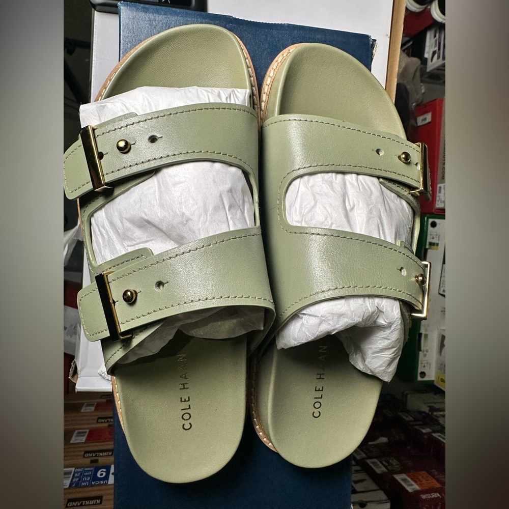 Cole Haan Sandals Oil Green Ltr- Size 7B women’s